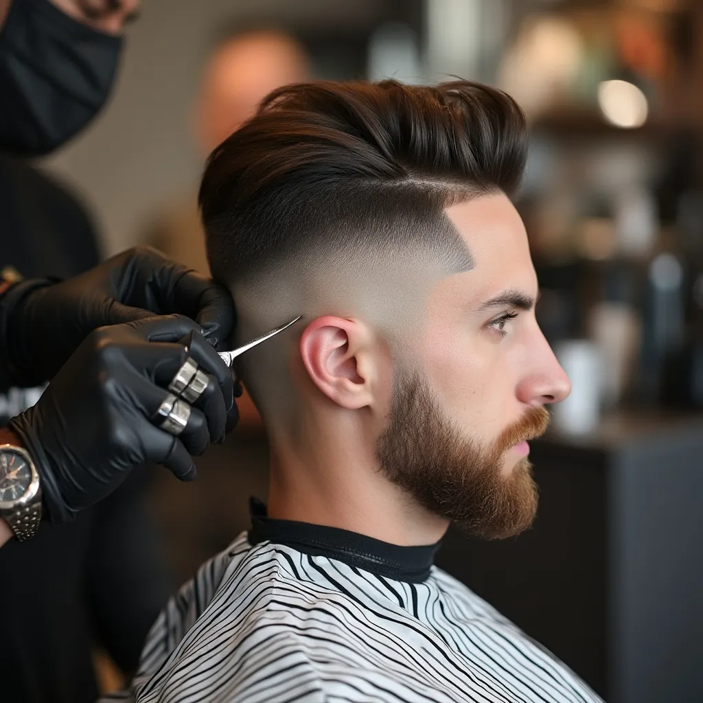 Corte de cabello moderno